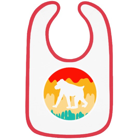 monkey retro Bibs