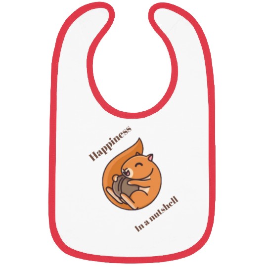 Happy squirrel Bibs