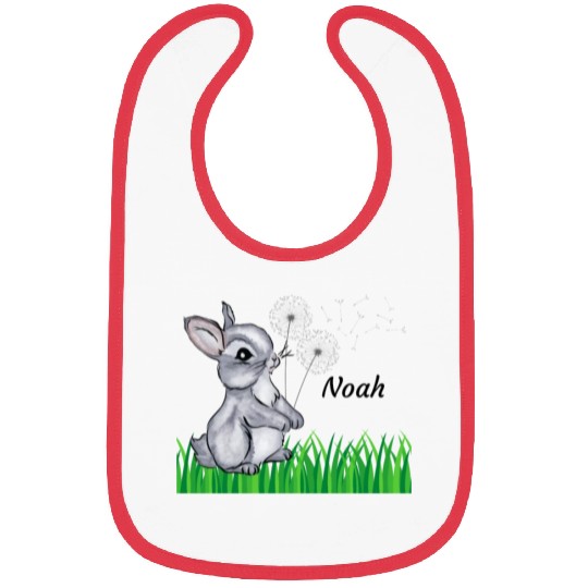 Hase Name Gift Noah Bibs
