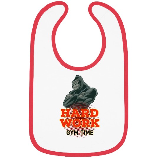 Hard work , Gym Time Bibs