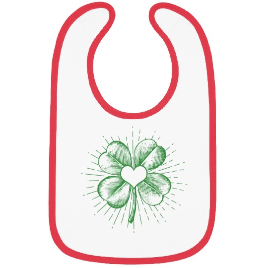 Four-leaf clover Bibs