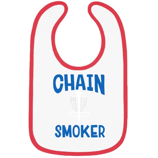 Disc Golf Funny Chain Smoker Frolf Humor Bibs