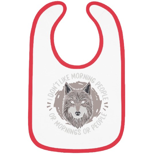 Wolf Wolves Bibs