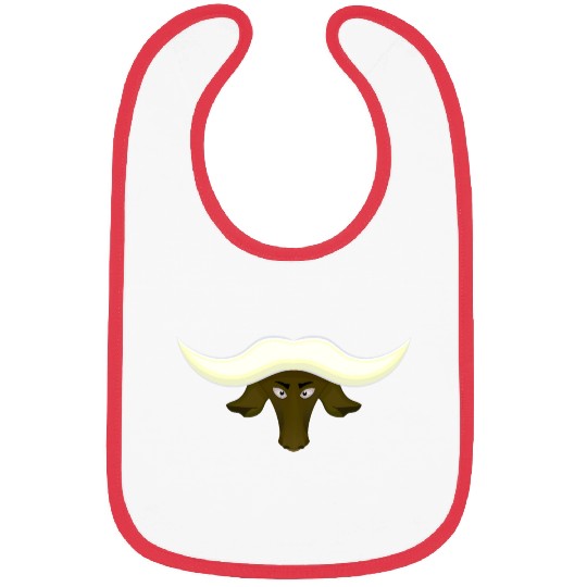 green buffalo head Bibs