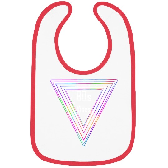 Totally Triangular 80s Vibes Bibs
