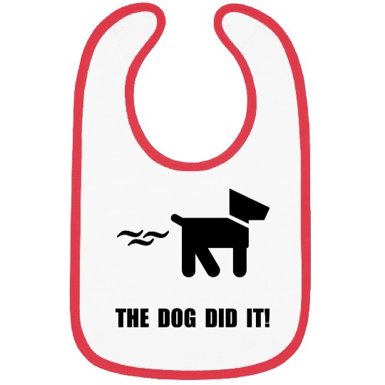 Dog Did It Funny Bibs