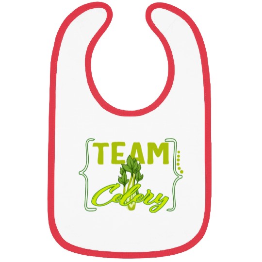 Celery Vegetable Bibs, Team Celery Bibs,