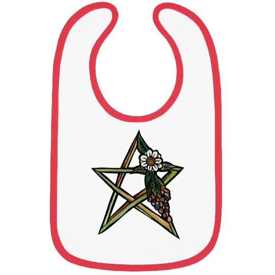 Green Witch Star Bibs