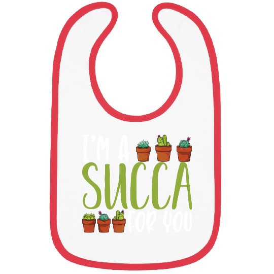 Gardering Lifestyle Succulent Plant Lovers Gifts Bibs