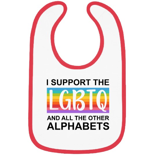 I Support LGBTQ Bibs Design | Pride Month