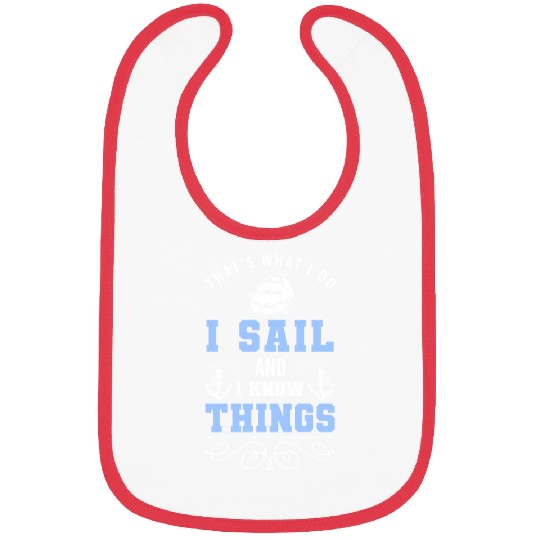 Sailing Ship Boat Waves Bibs