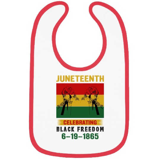 Juneteenth Black History Day Pride Gift Bibs