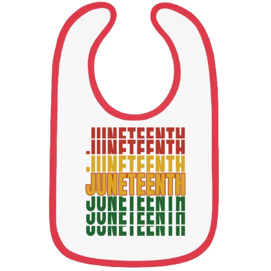 Juneteenth Black History Day Pride Gift Bibs