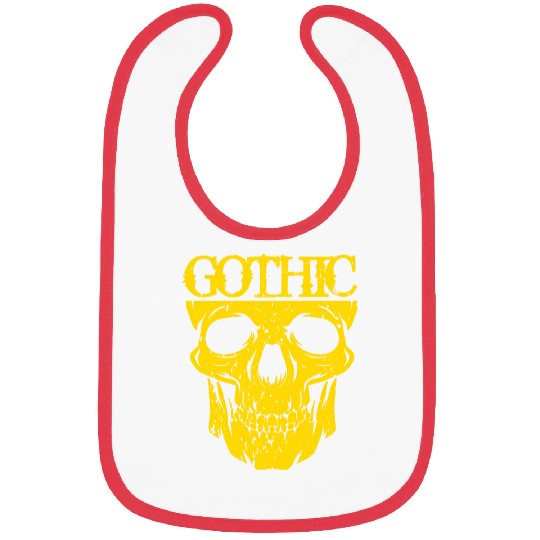 Gothic Skull Bibs