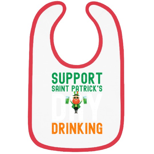 Support Saint Patrick's Day Drinking Bibs