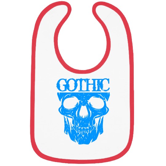 Gothic Skull Bibs