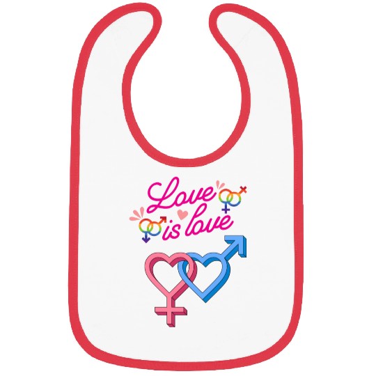 Love is Love Bibs