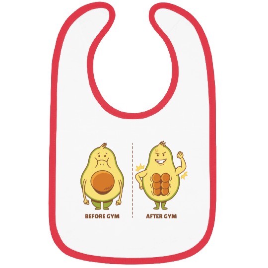 Muscle Avocado Bibs
