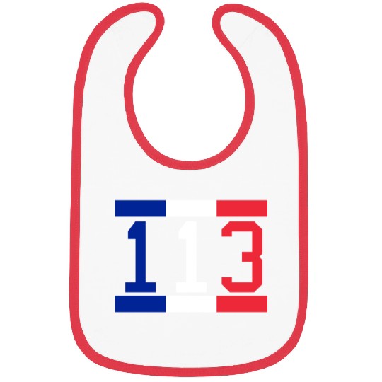 France Flag Number 113 Bibs