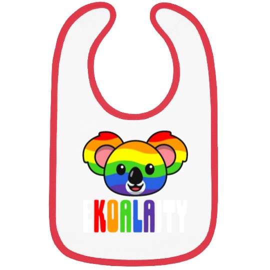 Ekoalaity Koala LGBT Flag Bibs