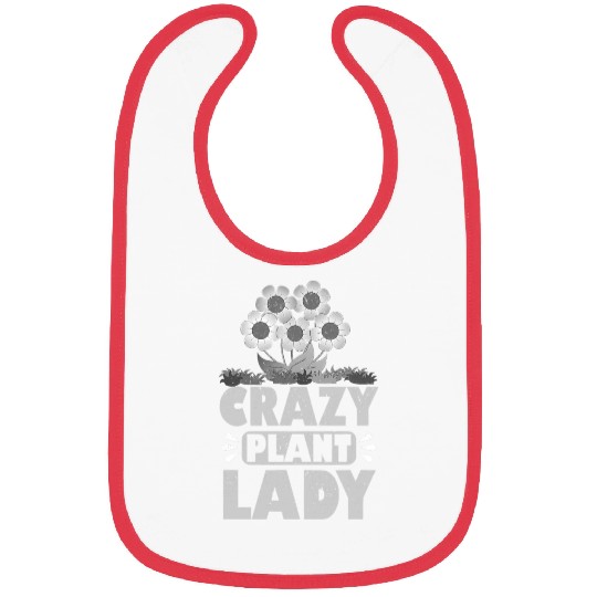 Plant Lady Funny Gardening flowering flowers Gift Bibs