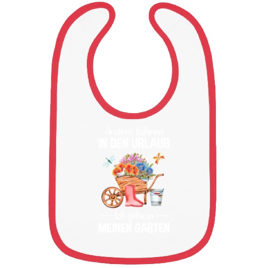 Garden Vacation Funny Quote Gardener Gift Idea Bibs