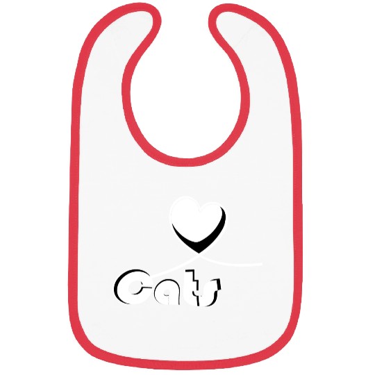 I love cats Bibs