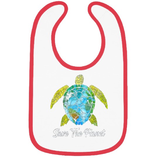 Save The Planet Earth Day Save Turtles Sea Life Bibs