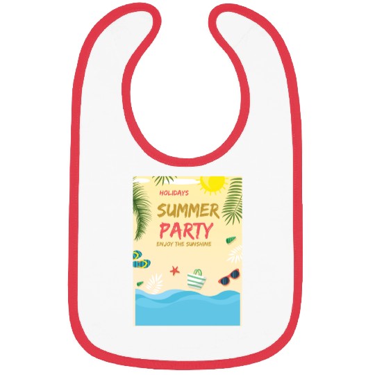 Summer party Bibs