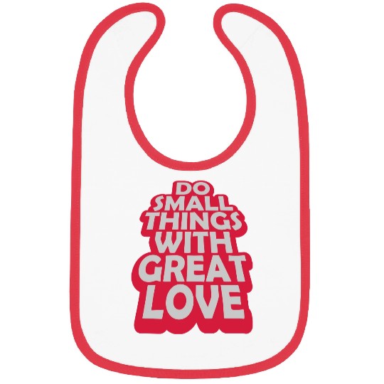 Quote do small things Bibs