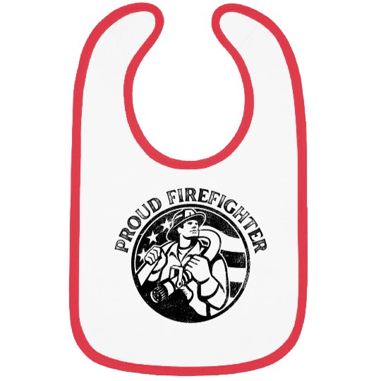 Proud American Firefighter Bibs