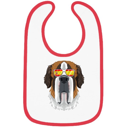 Saint Bernard I Spain Sunglasses I Spanish Flag Bibs