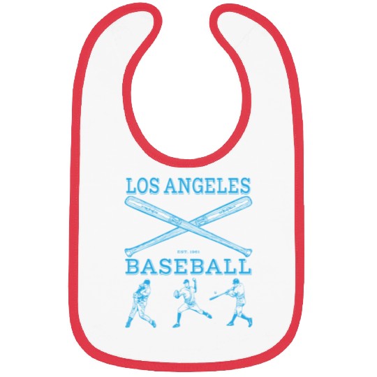 Los Angeles Baseball est 1961 Blue Bibs