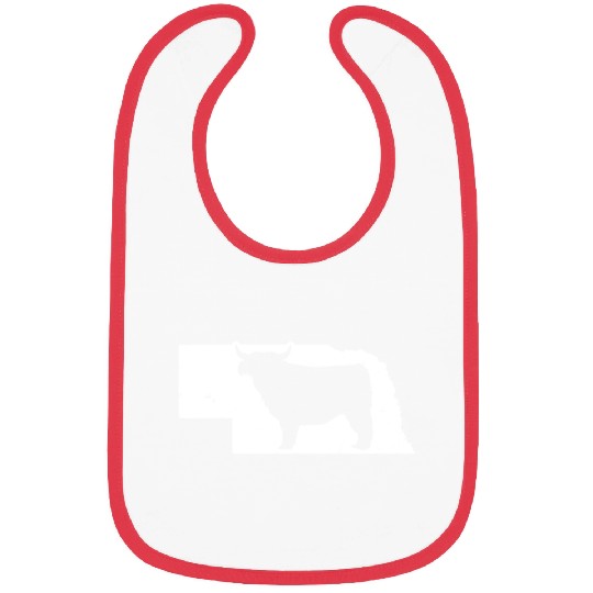 Highland Cow Patriotic Nebraska 4th July Bibs