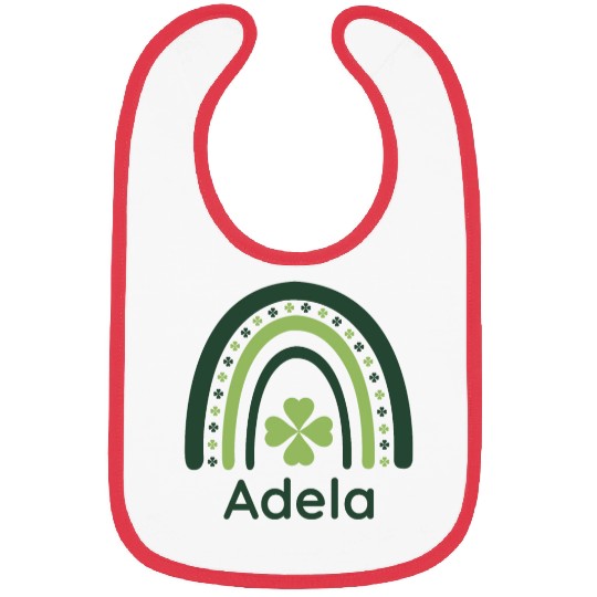 Adela Clover Boho Rainbow Bibs