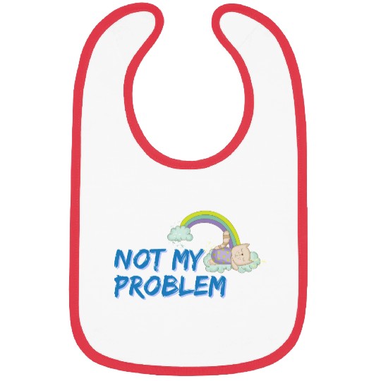 Not my problem | Sleeping cat Bibs