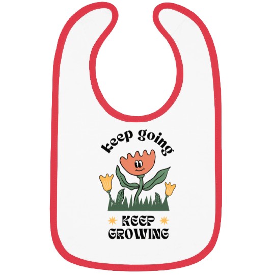 keep going keep growing Bibs