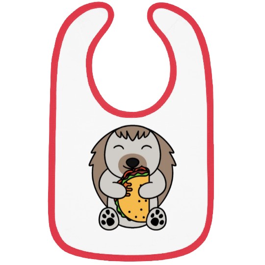 Hedgehog Taco Lover Bibs