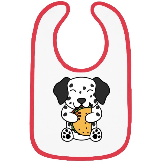 Dalmatian Taco Lover Bibs