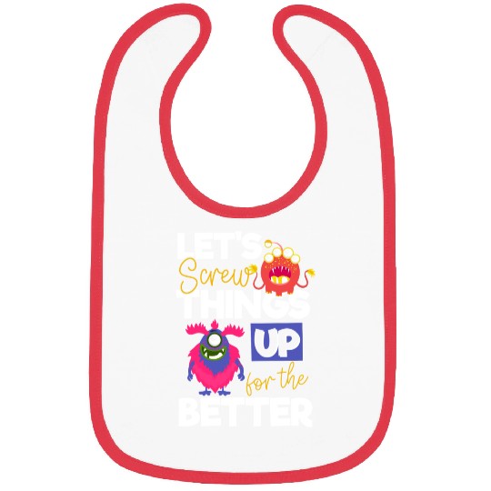 Monster Comic Little Sister Bibs