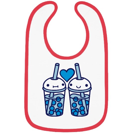 Team bubble tea faces Bibs