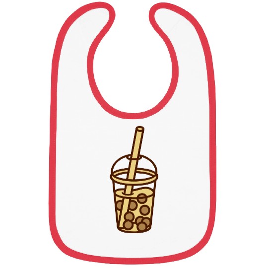 Bubble tea comic design Bibs