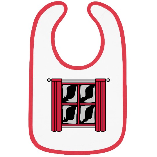 dark night window wood Bibs