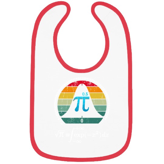 Cool Math Teacher Gift : Normal distribution funny Bibs