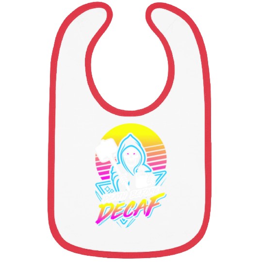 Death Before Decaf (Gym Reaper) Retro Neon Bibs