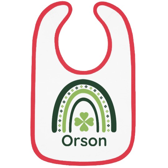 Orson Clover Boho Rainbow Bibs