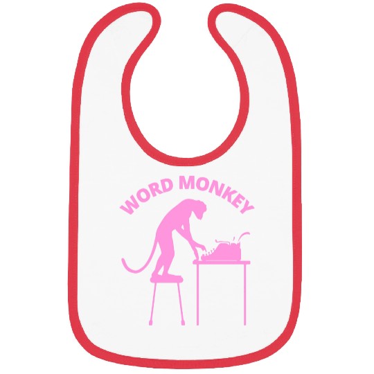 Word Monkey Bibs