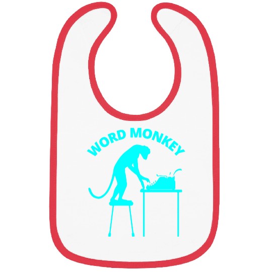 Word Monkey Bibs