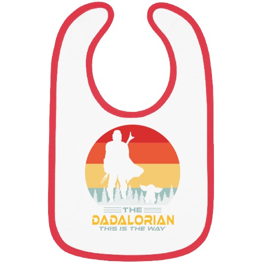 Funny The Dadalorian This is The Way,Fathers Day Bibs