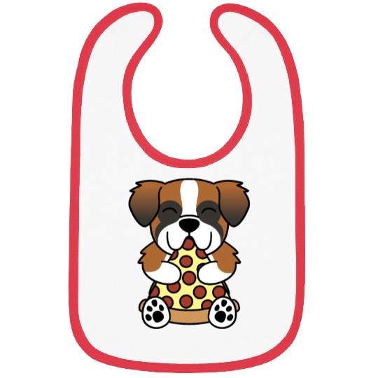 Saint Bernard Pizza Lover Bibs